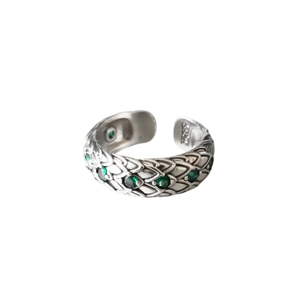 Emarald Scaled Ring