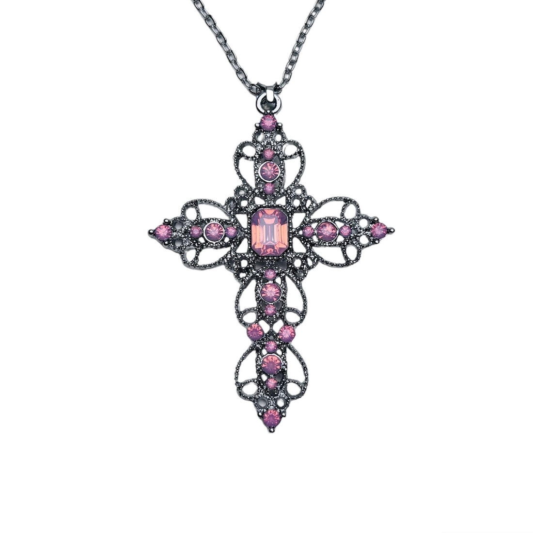 Crystal Cross Necklace