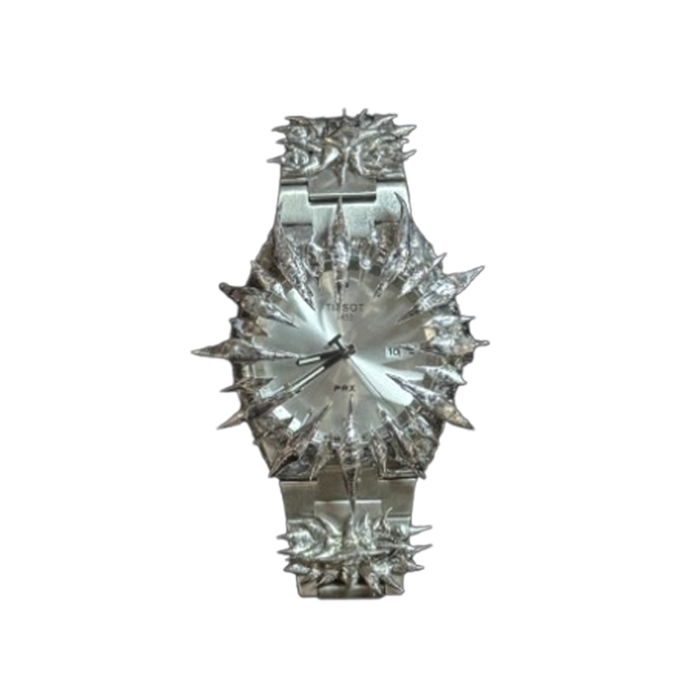 Silver Shrapnel Watch