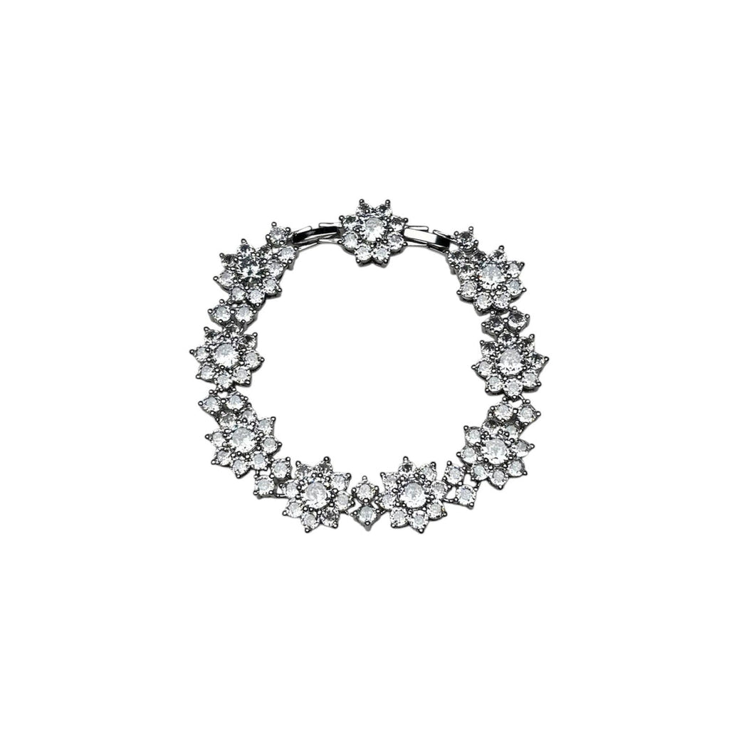 Crystal Flower Bracelet