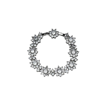 Crystal Flower Bracelet