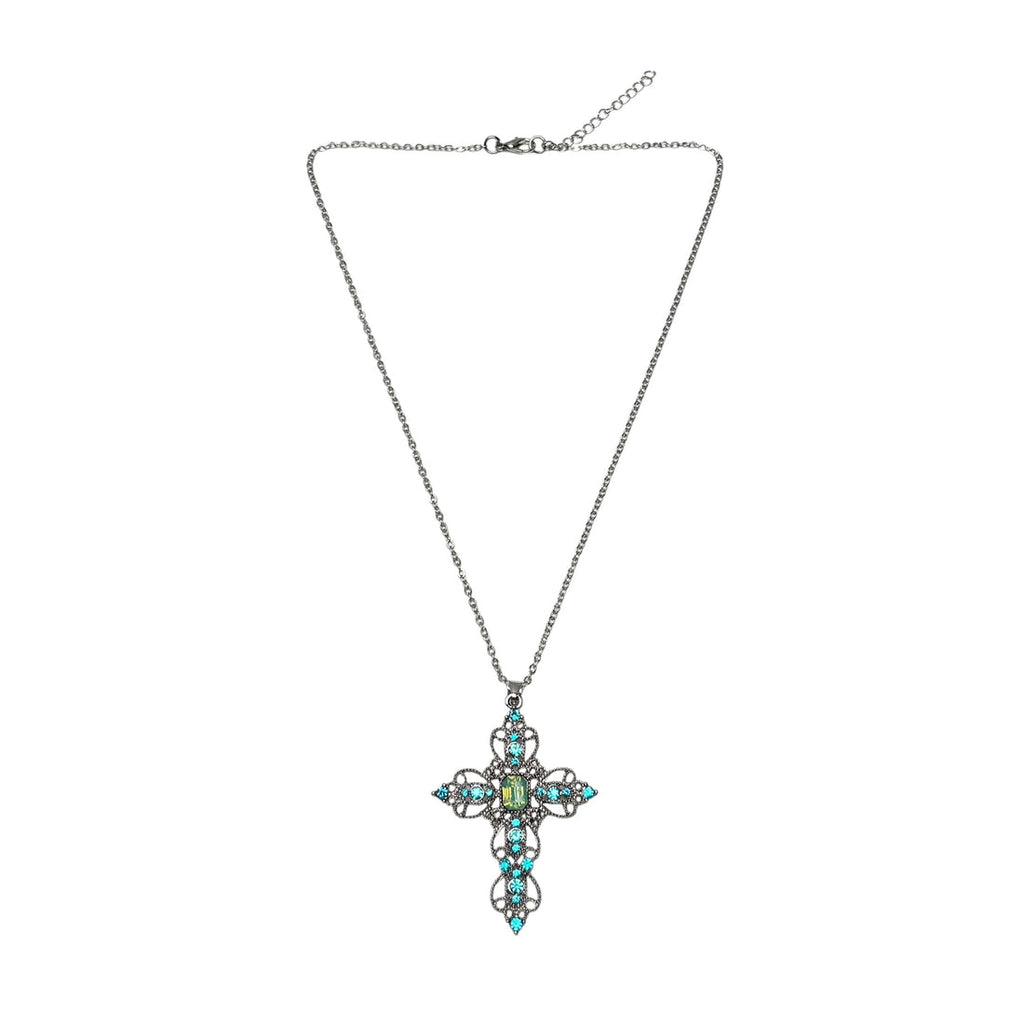 Crystal Cross Necklace