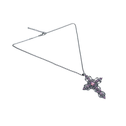 Crystal Cross Necklace