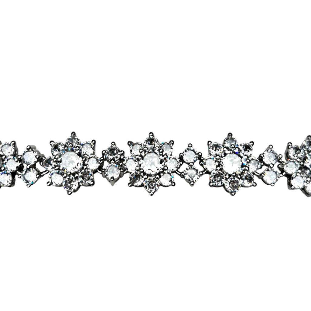 Crystal Flower Bracelet
