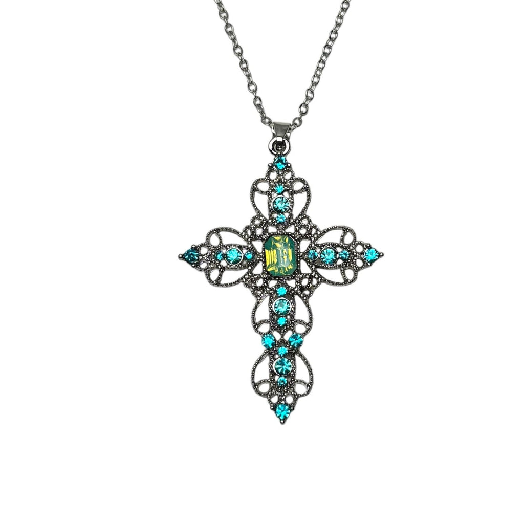 Crystal Cross Necklace