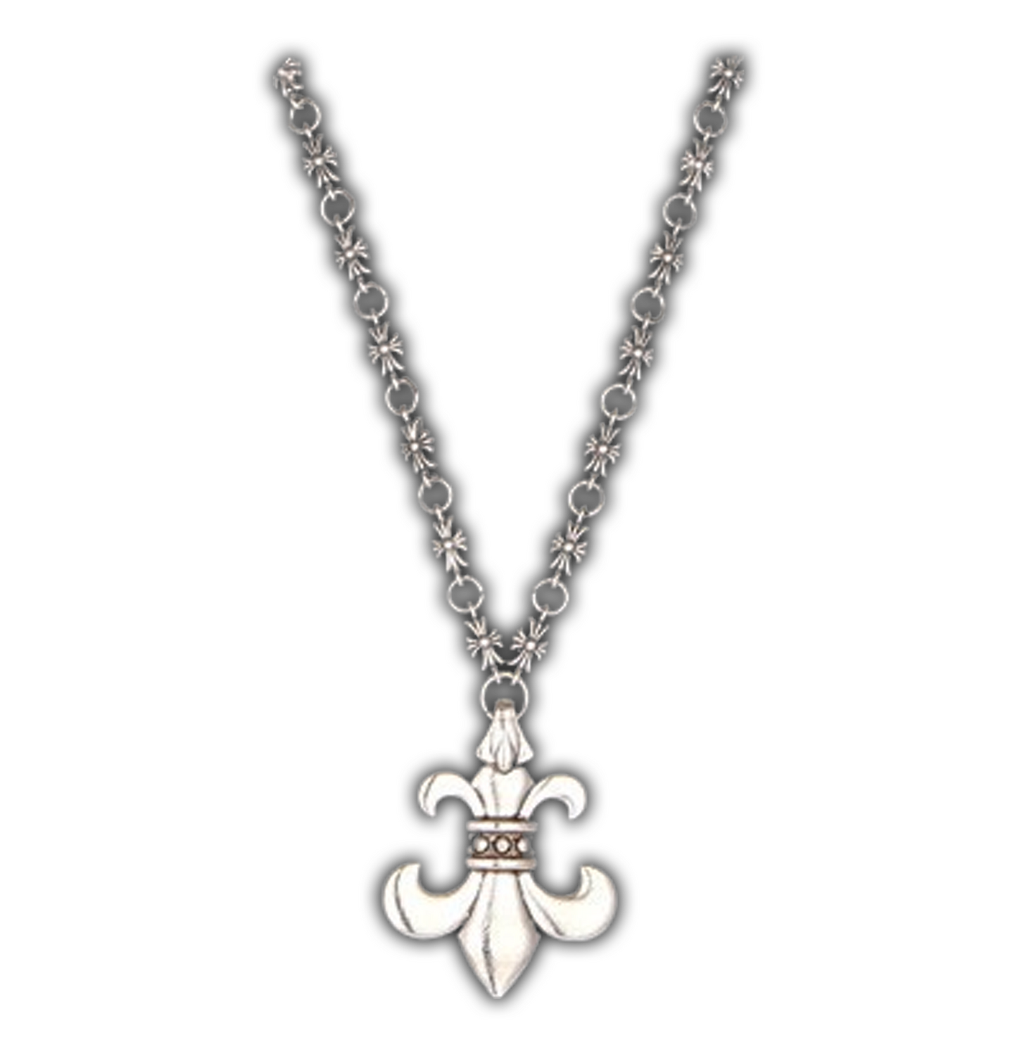 Cross Flower Necklace