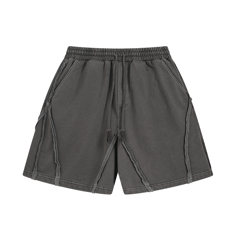 Junkie Distortion Seam Shorts
