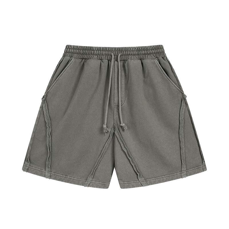 Junkie Distortion Seam Shorts