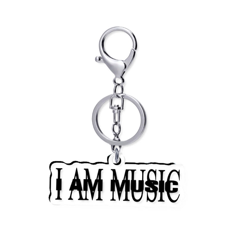 I AM MUSIC Keychain