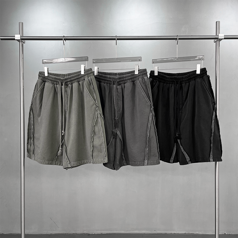 Junkie Distortion Seam Shorts