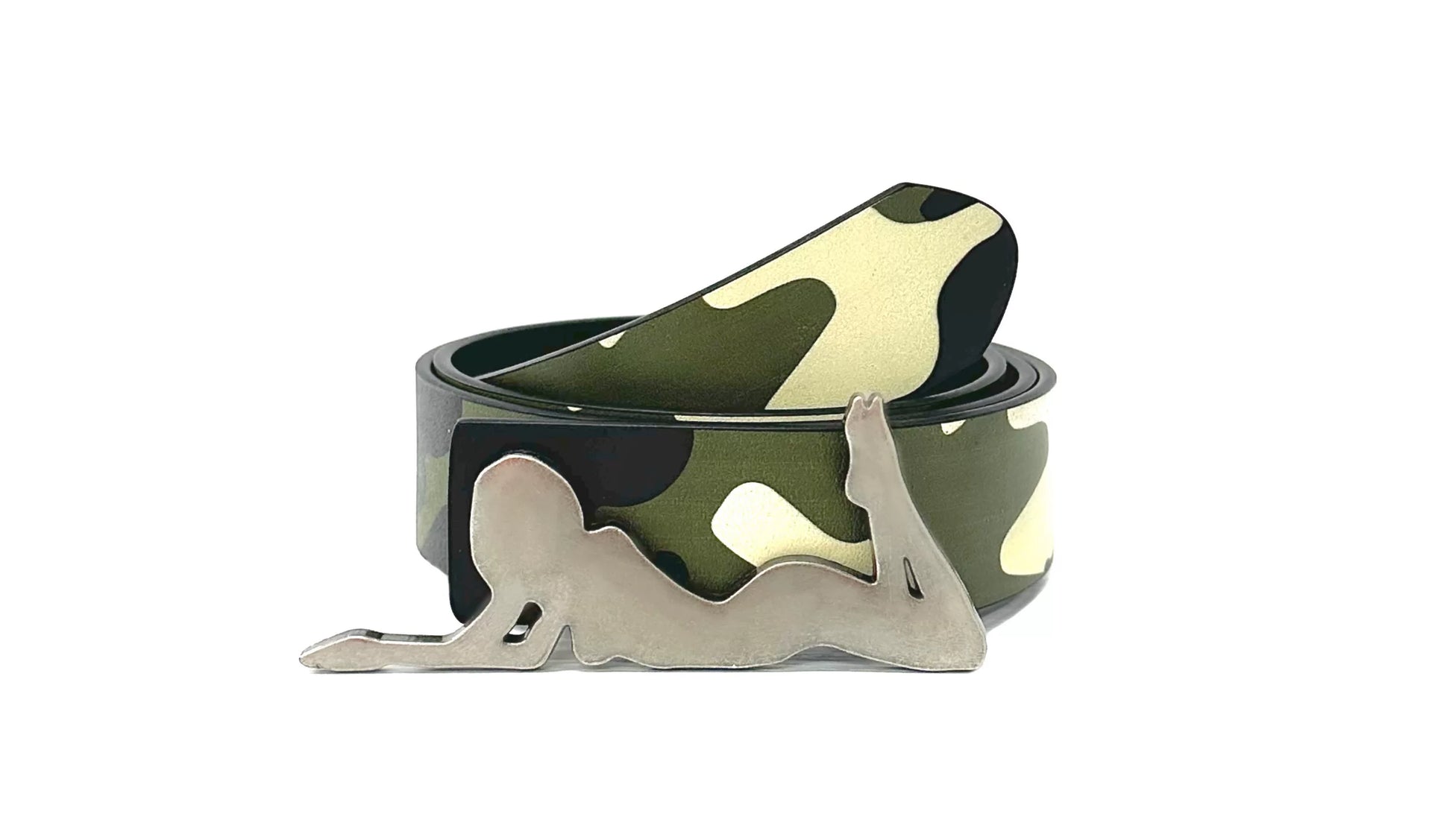 Camouflage Leather Belt