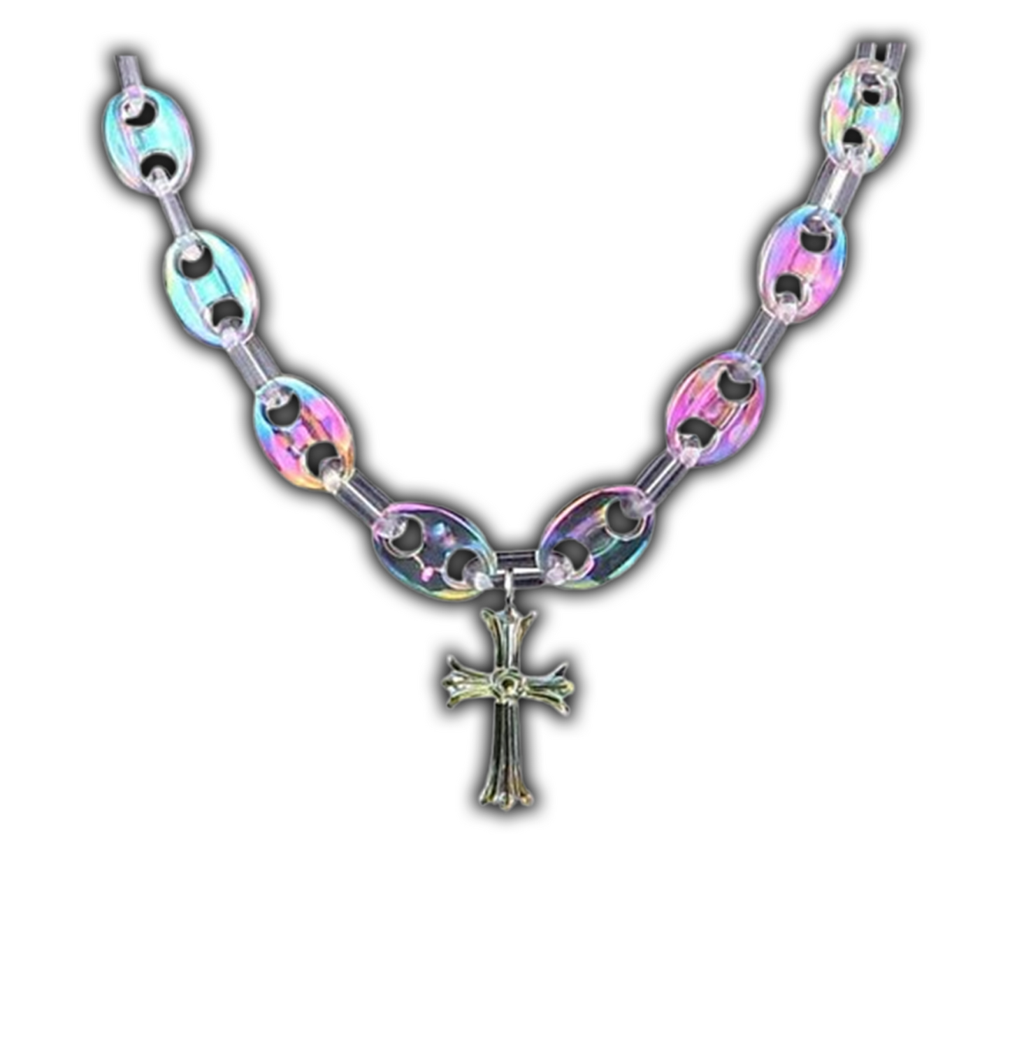 Aurora Mini Cross Necklace